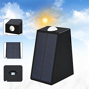 【本日最終日】【スマイルSale】【63%OFF+128円OFF】【511円】 Goodatech 自動点灯 防水 上下照射 LEDソーラーウォールライト