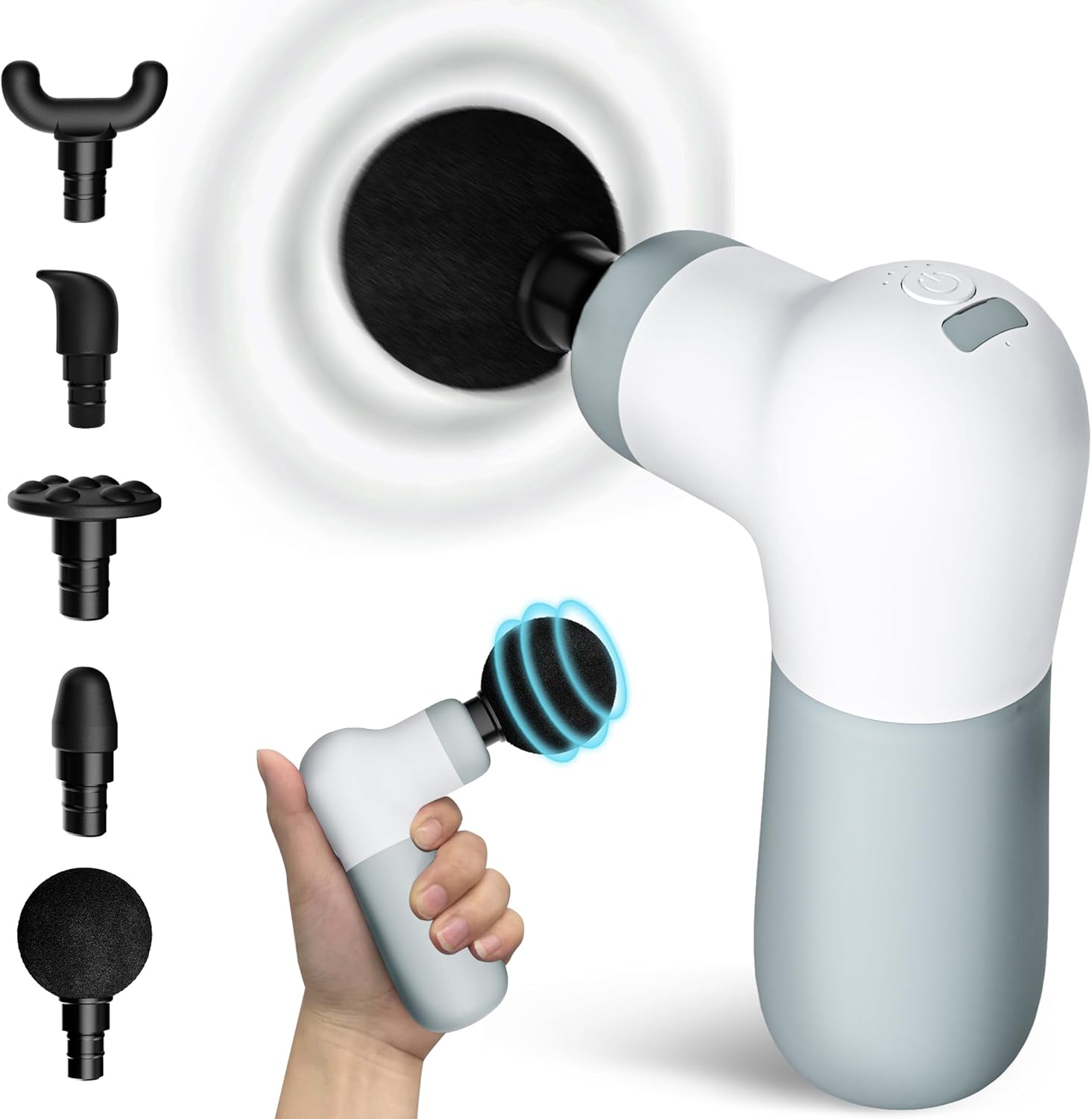 【60%OFF】【1,639円】 SolpexJP Type-C急速充電 AI自動モード搭載 筋膜リリースガン 【送料無料】