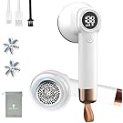 【スマイルSale】【20%OFF+50%OFF】【879円】 BIG masow USB充電式 強力6枚刃 電動毛玉取り器