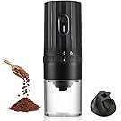 【50%OFF】【1,690円】 DSBWAN USB充電式 セラミック 無段階粒度調整 電動コーヒーミル