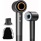 【スマイルSale】【18%OFF+61%OFF】【3,480円】 NUTROMO 大風量 5億高濃度マイナスイオン 温冷風ワンタッチ切替 マグネット式ノズル付き 高速ヘアドライヤー 【送料無料】