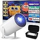 【スマイルSale】【56%OFF+25%OFF】【4,999円】 Telonixium 1080P 4K対応 270°回転 HiFiスピーカー内蔵 ホームプロジェクター 【送料無料】