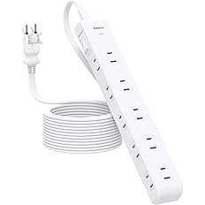 【スマイルSale】【53%OFF】【949円】 Addtam 10個口 雷ガード 一括スイッチ付き 電源タップ 2m