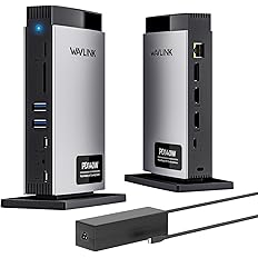 【3,700円OFF】【14,799円】 WAVLINK 11in1 最大3画面対応 140W充電器付属 USB-Cドッキングステーション 【送料無料】