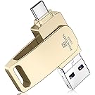 【16%OFF+50%OFF】【1,000円】 PHICOOL 専用アプリ不要 4in1 USB3.0メモリ iPhone/USB/Type-C/microUSB 128GB