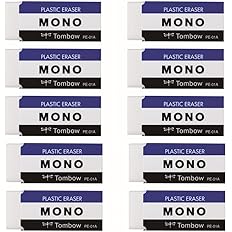 【45%OFF】【421円】 トンボ鉛筆 消しゴム MONO モノ PE01 10個