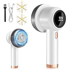 【値下げ】【880円】 Leymibor USB充電式 6枚刃 3段階調整可能 代替ブレード2個付属 電動毛玉取り