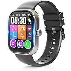 【40%OFF+53%OFF】【1,390円】 VANBOKEE Bluetooth6.0 2.01インチ 通話機能付き スマートウォッチ