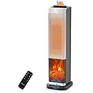 【ブラックフライデー】【58%OFF+40%OFF】【7,342円】 Zyntra 1200W 人感センサー 擬似炎加湿機能・加湿機能付き 人感センサー搭載 セラミックヒーター 【送料無料】