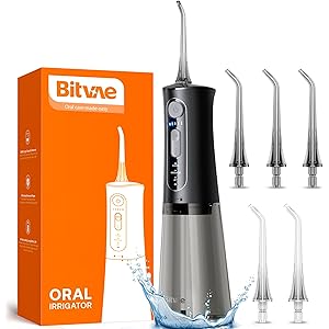 【37%OFF+50%OFF】【1,249円】 Bitvae USB充電式 IPX7防水 口腔洗浄器 ジェットウォッシャー