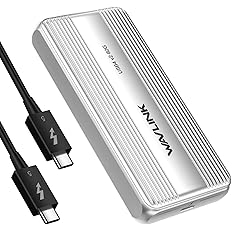 【クーポン割引】【24,980円】 WAVLINK 80Gbps M.2 SSD 冷却ファン搭載 プラグ&プレイ 外付けケース 【送料無料】