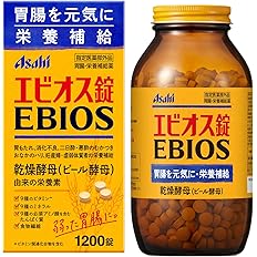 【値下げ】【1,336円】 アサヒ エビオス錠 1200錠