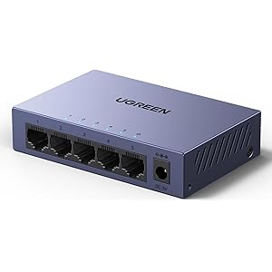 【値下げ】【2,719円】 UGREEN 5ポート Giga対応 LANハブ 10/100/1000Mbps ギガビット スイッチングハブ