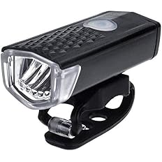 【305円】 USB充電式 IPX5防水 LED自転車ライトヘッド