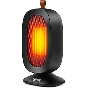 【82%OFF+50%OFF】【1,299円】 zenirun 800W/400W ミニセラミックファンヒーター