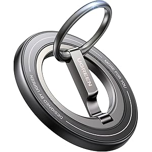 【タイムセール】【1,724円】 UGREEN magsafe 360度回転式 両面マグネット スマホリング