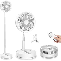 【値下げ】【979円】 YCZS 充電式 7200mAh 首振り 折りたたみ式 扇風機 サーキュレーター