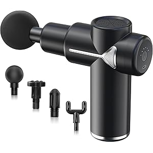 【47%OFF】【680円】 DAYUIRA Type-C急速充電 大容量3600mAh 筋膜リリースガン 4個ヘッド付属