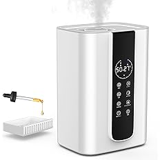 【86%OFF】【4,980円】 Uoiai ハイブリッド式 大容量5.5L 分離式水タンク AI知能恒湿 上部給水 加湿器 【送料無料】