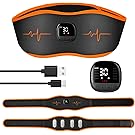 【57%OFF】【999円】 Lahee USB充電式 カロリー表示 10種類モード 30段階強度 腹筋ベルト