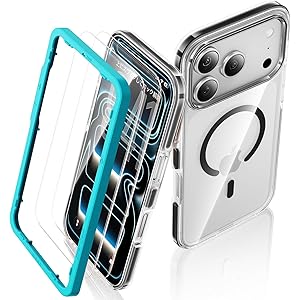 【44%OFF】【1,287円】 SMARTDEVIL iPhone17ProMax用 米軍MIL規格 耐衝撃 SGS認証 ケース MagSafe対応 強化ガラスフィルム2枚付属