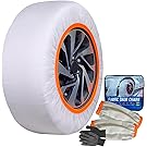 【40%OFF+50%OFF】【2,373円】 WENORE 布製 取り付け簡単 タイヤチェーン 2輪分 【送料無料】