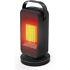 【52%OFF+ポイント50%】【実質1,440円】 Alybes 900W コンパクト セラミックファンヒーター