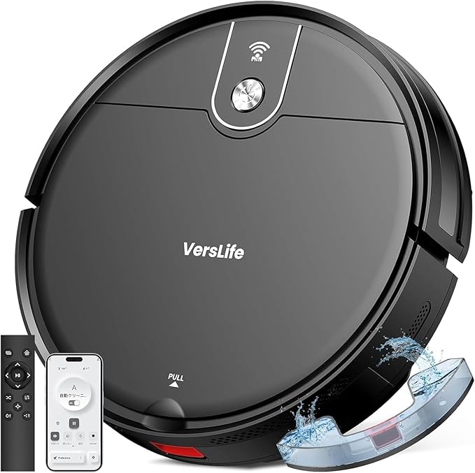 【46%OFF+3,000円OFF】【7,890円】 VersLife 3in1 水拭き両用 3500Pa強力吸引 ロボット掃除機 VersLife L6 【送料無料】