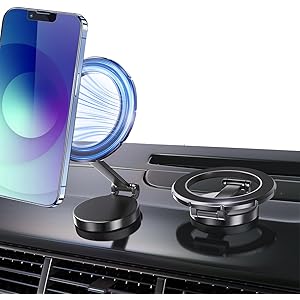 【400円OFF+ポイント50%】【実質599円】 ROHOU MagSafe 360°回転可能 マグネット車載ホルダー