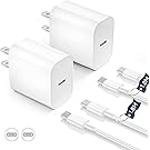 【37%OFF+45%OFF】【759円】 GEMSONG 20W USB-C 急速充電器 + 1.8mケーブル 各2個セット