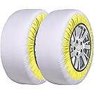 【45%OFF+50%OFF】【2,473円】 NIJOSTORE ジャッキ不要 布製 タイヤチェーン チェーン規制対応 2個セット 【送料無料】