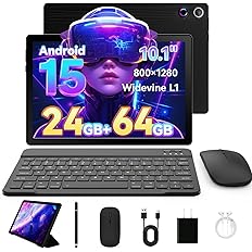 【41%OFF】【9,495円】 HiGrace 10インチ Android15 タブレット キーボード付きセット 【送料無料】