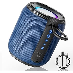 【スマイルSale】【44%OFF】【1,999円】 urglee Type-C充電式 Hi-Fi 360°全方位サウンド IPX7防水 Bluetoothスピーカー