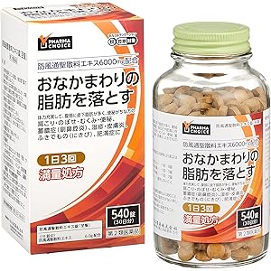 【スマイルSale】【47%OFF】【2,098円】 PHARMA CHOICE 第2類医薬品 おなかまわりの脂肪を落とす 防風通聖散 防風通聖散料エキス錠 至聖 540錠