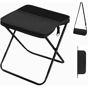 【値下げ】【599円】 ZOOAIWEI 収納袋一体型 超軽量炭素鋼肩ベルト付き 折りたたみ椅子 アウトドアチェア