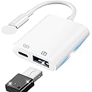 【70%OFF】【629円】 FDWSER 2in1 ライトニング USB3.0 高速伝送 変換アダプタ