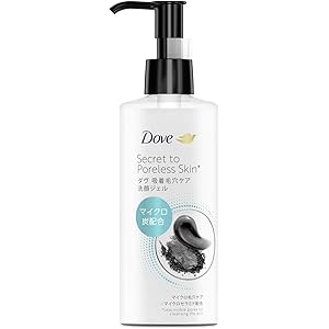 【37%OFF+30%OFF】【388円（定期便332円）】 Dove フェイスケア 吸着毛穴ケア 洗顔ジェル 毛穴汚れ 黒ずみ 本体 150ml