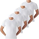 【63%OFF】【982円（定期便933円）】 グンゼ やわらか肌着 綿100% 抗菌防臭加工 半袖丸首 インナーシャツ 4枚組