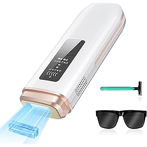 【39%OFF+50%OFF】【2,989円】 Humew 全身対応 サロン級無痛脱毛 瞬間10℃サファイア冷却 HIPL光脱毛器 【送料無料】