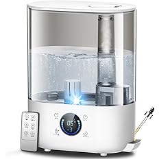 【51%OFF】【3,979円】 ZELANE ハイブリッド式 超音波式&加熱式 32畳 3重除菌 上から給水 最大65時間連続稼働 静音 アロマ対応 加湿器 【送料無料】