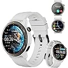 【50%OFF】【4,940円】 AGM スマートウォッチ GPS内蔵 1.43インチ Bluetooth通話機能付き 24時間心拍数＆睡眠モニタリング 100+文字盤切替 【送料無料】