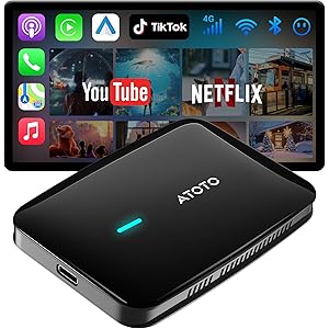 【50%OFF】【6,999円】 MYATOTO Magic AI Box ワイヤレスCarPlay/Android Auto対応 純正有線CP/AA車向けカービデオAIボックス 【送料無料】