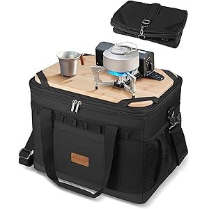 【8%OFF+ポイント40%】【実質3,951円】 Heshare 30L 保冷保温 4層断熱 折り畳み収納可能 クーラーボックス 【送料無料】