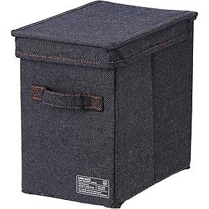 【実質387円】 不二貿易 デニム調 収納ボックス 幅18×奥行26×高さ26cm