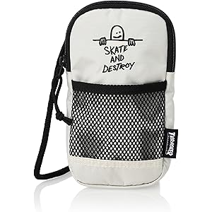 【72%OFF】【709円】 THRASHER 撥水加工 肩紐調整可能 スマホポーチ