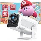 【77%OFF+ポイント10%】【実質2,600円】 TOPTRO リアル1080P&4K対応 600ANSI 270°回転 短焦点 自動台形補正 WIFI6 Bluetooth5.3 プロジェクター 【送料無料】