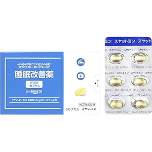 【新生活セール】【40%OFF】【335円】 by Amazon 指定第2類医薬品 睡眠改善薬 スヤットミン 6カプセル